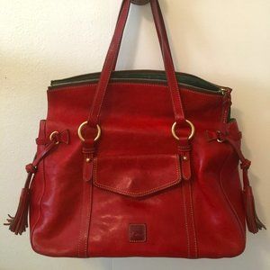 Dooney & Bourke Florentine The Smith Handbag RED